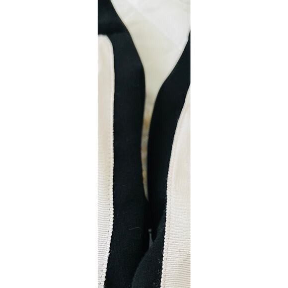 WHY (DRESS) HI-RISE WIDE LEG SIDE ZIP DRESS PANTS, WOMANS, M-BLACK-WHITE STRIPES - Picture 4 of 12